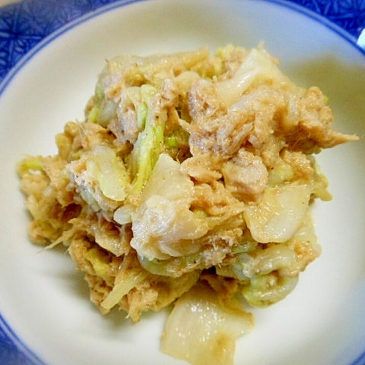 ★白菜とシーチキンの胡麻マヨ和え☆